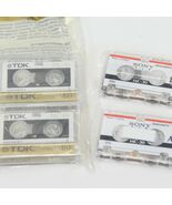 2 TDK MC-60 &amp; Sony MC-30 Microcassette Blank Cassette Tape 60 and 30 Min... - $290.62 MXN