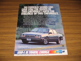 1982 Print Ad The 1983 Chevrolet Celebrity 4-Door Front Wheel Drive - $10.38