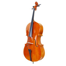 4/4 Wood Cello Bag Bow Rosin Bridge Natural - £235.90 GBP