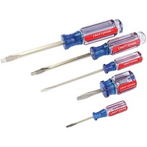 CRAFTSMAN Screwdriver Set, Slotted/Flat Head, 5-Piece (CMHT65032) - £38.39 GBP