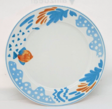 6 Edgewater Hotel Restaurant Ware Casino OCEAN FISH THEME 8&quot; Salad Bread... - £68.85 GBP