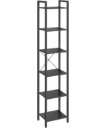 Ulls101B56, An Industrial Style, Ebony Black And Black, 6-Tier Tall, Or ... - $64.94