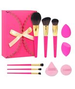 YutimeAura Makeup Brushes Set with Sponges Puff Pink Foundation Powder C... - $118.51 MXN