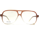 Hudson Eyeglasses Frames EYE Q BROWN Clear Fade Square Full Rim 57-18-145 - $41.86