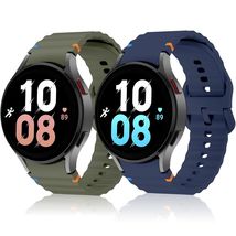 Sport Bands Compatible Samsung Galaxy Watch 7 6 5 40mm 44mm Soft Silicone - $156.16 MXN