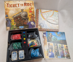 Days of Wonder Ticket To Ride by Alan R Moon Train Board Game 100% Compl... - $25.01 CAD