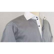 Men Shirt J.Valintin Turkey-Usa 100% Egyption Cotton Axxess Style 1R57-01 black image 9