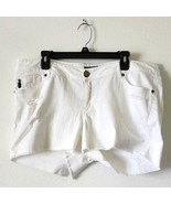 Torrid Distressed Cut Off Raw Hem Denim Jean White Shorts Plus Size 16 - $34.19 CAD