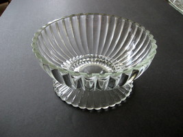 National Clear Candy Dish by Jeannette Glass - No Lid - Discontinued Pattern - £11.76 GBP