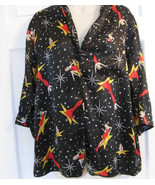 Vtg Sexy Silky Suzanne Somers night shirt medium pre-owned - $14.98