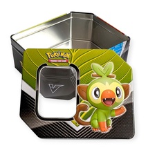 Galar Partners Pokemon Storage Tin: Grookey with Sobble and Scorbunny - $12.90