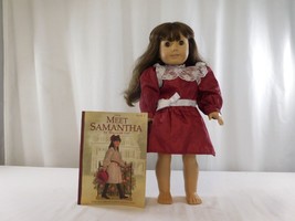 American Girl Doll Samantha Pleasant Company in Original Christmas dress - £56.20 GBP