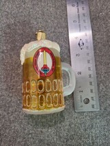 Old World Christmas Beer Stein Glass Christmas Ornament - £5.30 GBP