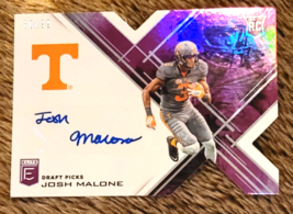 2017 Elite Draft Picks DP Autographs Aspirations Purple #252 Josh Malone/99 - £3.62 GBP