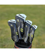 Golf Club Driver Fairway Wood Hybrid Head Cover PING Pong G430 4pcs Set - $64.21 CAD