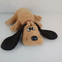1985 Tonka Pound Puppies Light Brown Vintage Plush Dog Dark Ears Hound Dog - $22.76