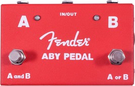 Red Fender Aby Pedal Footswitch. - $59.98