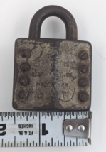 Vintage REESE Warded Padlock Co. Lancaster PA One Key image 8