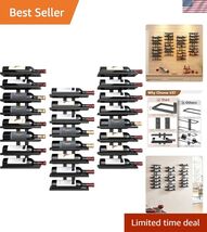 3-Set 8 Tier Wall Mount Wine Rack, Metal Wine Rack for Wall, Wall Wine R... - $112.69