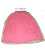 100% Polyester GEORGE SZ Large Pink Sheer Blouse - $27.41 CAD