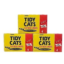 Purina Tidy Cats Litter Box Liners Tear Resistant Lot Of 3  Boxes New - £45.85 GBP