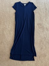 Jessica Simpson Women’s Maritime Navy Blue Cap Sleeves Soft Midi DressSz... - $456.10 MXN