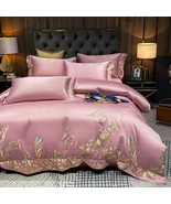 Ice Silk Quilt Sets Bed Sheets Bedding Four-piece Set - $351.80 CAD+