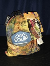 EQUIP Photo Real 1 Person Travel Hammock, 400lbs, Hanging Kit, 108”L X 56”W NWT - £12.40 GBP