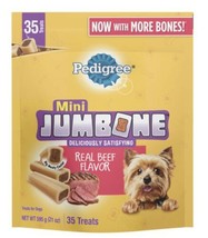 35 Count Mini Real Beef Flavor Jumbone Dog Treats (me) M20 - $79.19