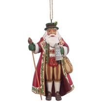 Jim Shore German Santa Ornament Hanging Heartwood Creek Collection Christmas image 1