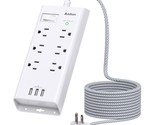 Power Strip Surge Protector - 10Ft Long Extension Cord With 6 Outlets An... - $42.99