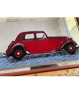Vintage Rara Espejo Pared Arte 1938 Berline Tracción 15.5 x 11.5 - $81.03 CAD