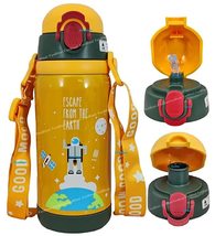 FunBlast Space Theme Hot &amp; Cold Water Bottle for Kids - Double Walled Thermos Fl - £34.35 GBP