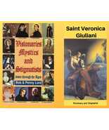 Visionaries Mystics and Stigmatists Book and Companion Saint Veronica Gi... - $32.00