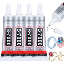 B7000 Jewelry Rhinestones Glue, 5Pcs B-7000 Clear Super Glue Transparent... - £12.50 GBP