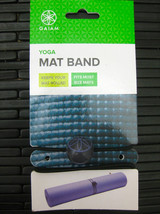 Gaiam Purple Wooden Bead Yoga Mat Band - £7.78 GBP