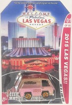Pink Mystery Machine Custom Hot Wheels &#39;15 Las Vegas Convention Series w/RR - £74.40 GBP