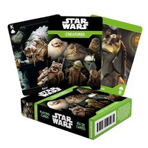 AQUARIUS Star Wars Creatures Playing Cards  Star Wars Themed Deck of Cards for  - £5.24 GBP
