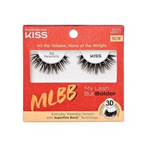 Open Box - KISS My Lash But Bolder 3D Volume False Eyelashes -Black - $5.99