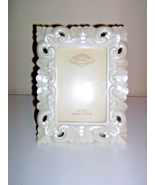 White Pearlized Scroll 4" x 5" Picture Frame - $12.86