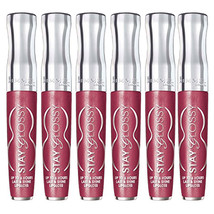 6-New Rimmel Stay Glossy Rim Oh My Gloss! Lip Gloss, Captivate Me! 0.18 Fluid Oz - $44.99