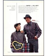 1950s McGregor Men&#39;s Clothing &quot;Ram Jackets&quot; PRINT AD Syl-Mer Fabric Fini... - $87.98 MXN