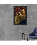 The roses,original oil painting,fantasy forest of roses,stretched canvas... - £117.84 GBP