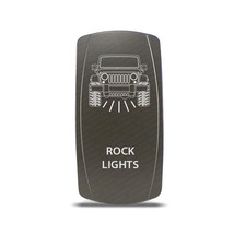 CH4x4 Gray Series Rocker for Jeep JK  Rock Lights Symbol  - White LED - £13.40 GBP