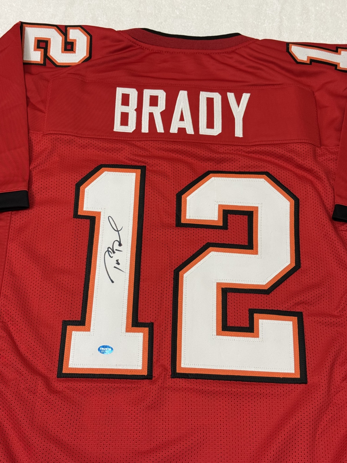 Tom Brady Signed Tampa Bay Buccaneers Football Jersey COA - $299.00