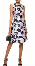 $3,400 R17 Oscar De La Renta Stunning Pink Floral Silk Dress Us 6 - £808.71 GBP