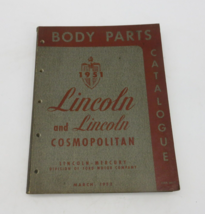 1951 Lincoln &amp; Lincoln Cosmopolitan Dealer Body Parts Catalog 3641-51 - $17.99