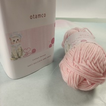 otamco Pink Cotton Yarn Ball - Soft Delicate Snug for Knitting & Crochet image 3