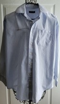 Nautica Brand ~ Men&#39;s Size 16 ~ 34/35~ Button Up ~ Long Sleeve Cotton Shirt - £16.74 GBP