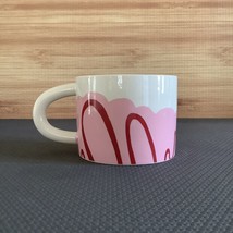 Room Essentials Ceramic Mug 3D Glazed Donut Cup 1 Handle Pink White Kitc... - $14.82